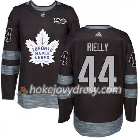 Pánské Hokejový Dres Toronto Maple Leafs Morgan Rielly 44 1917-2017 100th Anniversary Adidas Černá Authentic